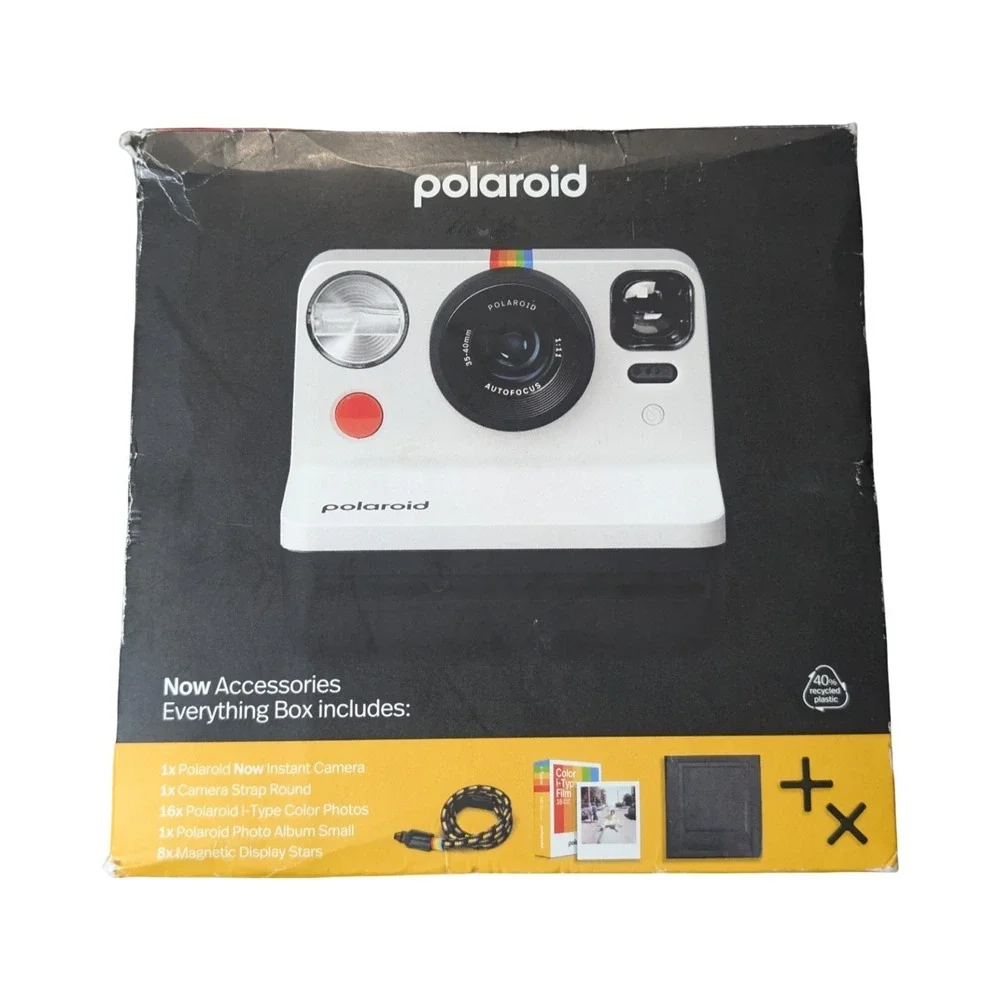Bb. Polaroid Now Instant Camera Generation 2 Bundle New (film date 08/24)‎